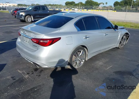 2019 Infiniti Q50 3.0T Signature Edition from USA, damaged, VIN JN1EV7APXKM541096